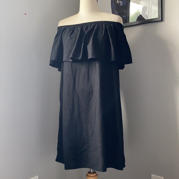 OLD NAVY Off Shoulder Linen Dress - Picture 1 of 3